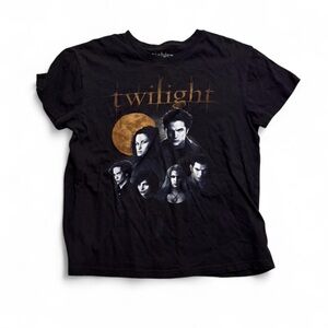 Twilight‎ Graphic Short Sleeve Tee - Black
